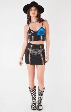 FURST OF A KIND VINTAGE DOUBLE PIN FRONT TANK AND SKIRT SET FESTIVAL