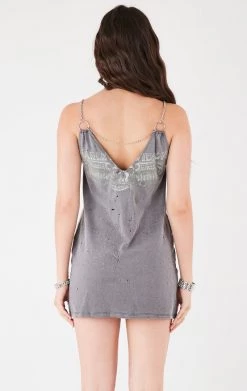 FURST OF A KIND VINTAGE CHAINS VINTAGE DRAPED CHAIN DRESS