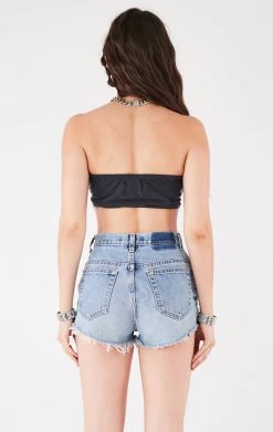 FURST OF A KIND VINTAGE CUT OUT WATERFALL CHAIN TUBE TOP