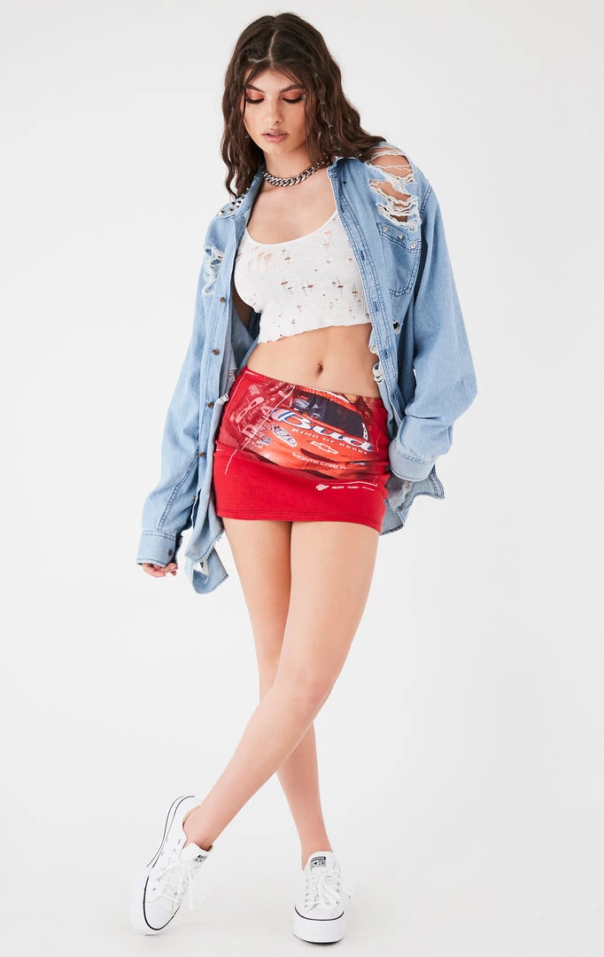 FURST OF A KIND FESTIVAL VINTAGE MICRO MINI SKIRT 4 FURST OF A KIND FESTIVAL VINTAGE MICRO MINI SKIRT