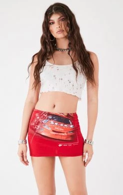 FURST OF A KIND FESTIVAL VINTAGE MICRO MINI SKIRT