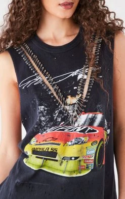 FURST OF A KIND VINTAGE V SAFETY PIN SLEEVELESS TEE 9 FURST OF A KIND VINTAGE V SAFETY PIN SLEEVELESS TEE