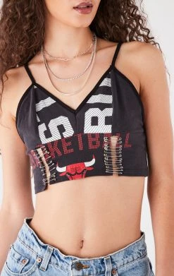 FURST OF A KIND VINTAGE DOUBLE PIN FRONT CROPPED TANK 9 FURST OF A KIND VINTAGE DOUBLE PIN FRONT CROPPED TANK