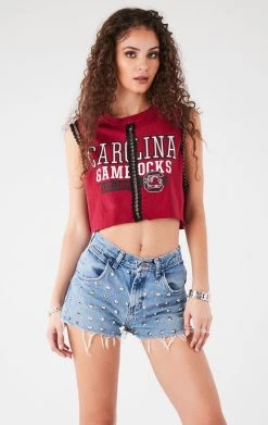 FURST OF A KIND VINTAGE CHAINS VINTAGE SPLICED CHAIN SLEEVELESS TEE