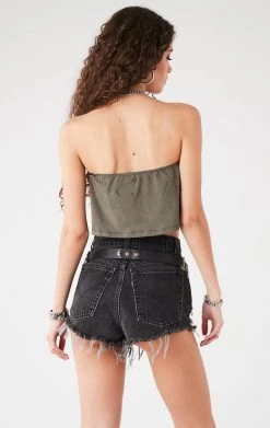 FURST OF A KIND VINTAGE CHAIN HALTER TOP