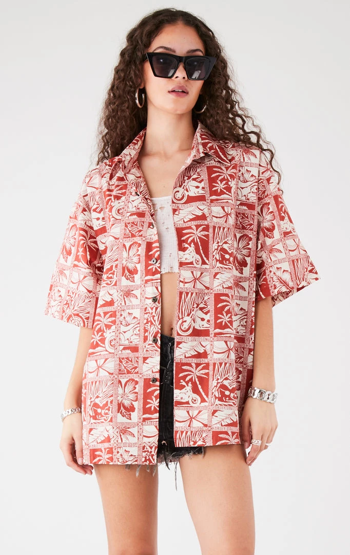 FURST OF A KIND VINTAGE HARLEY HAWAIIAN TOP 3 FURST OF A KIND VINTAGE HARLEY HAWAIIAN TOP