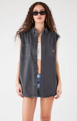 FURST OF A KIND VINTAGE HARLEY SLEEVELESS BUTTON DOWN 7 FURST OF A KIND VINTAGE HARLEY SLEEVELESS BUTTON DOWN