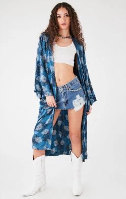 FURST OF A KIND SILK HARLEY KIMONO