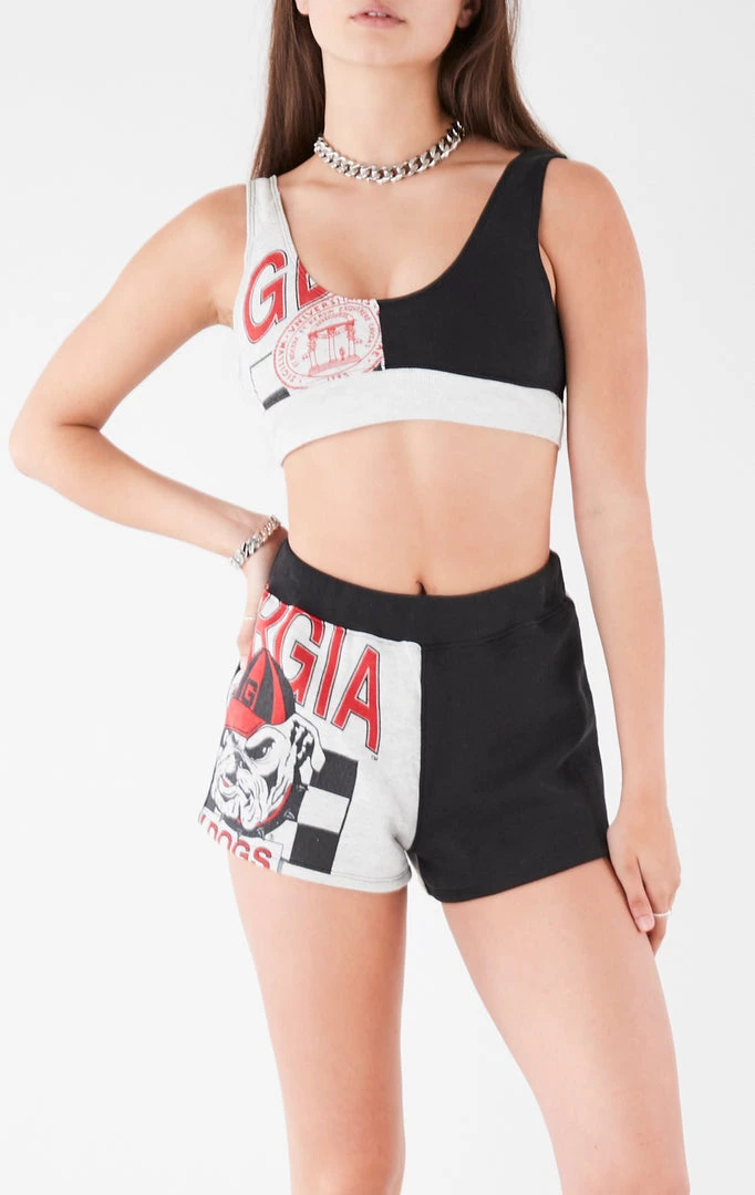 FURST OF A KIND VINTAGE COLLEGE VINTAGE SPLICED TANK AND SHORT SET 4 FURST OF A KIND VINTAGE COLLEGE VINTAGE SPLICED TANK AND SHORT SET