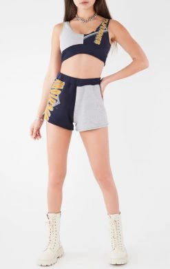 FURST OF A KIND VINTAGE SPLICED TANK AND SHORT SET VINTAGE COLLEGE