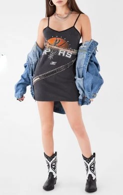 FURST OF A KIND VINTAGE DRESSES VINTAGE CUT OUT SAFETY PIN TANK DRESS