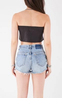 FURST OF A KIND VINTAGE CHAIN HALTER TOP