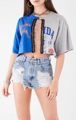 FURST OF A KIND VINTAGE SPLICED CHAIN LADDER TEE VINTAGE CHAINS