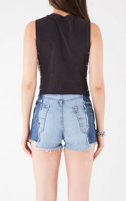 FURST OF A KIND VINTAGE CHAINS VINTAGE CHAIN SIDE SLEEVELESS CROPPED TEE 7 FURST OF A KIND VINTAGE CHAINS VINTAGE CHAIN SIDE SLEEVELESS CROPPED TEE