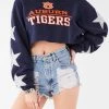 FURST OF A KIND VINTAGE STAR PATCH CROPPED HOODIE