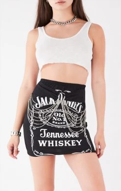 FURST OF A KIND VINTAGE WATERFALL CHAIN FRONT SKIRT