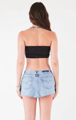 FURST OF A KIND FESTIVAL VINTAGE CUT OUT WATERFALL CHAIN TUBE TOP