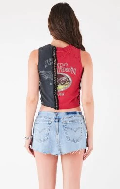 FURST OF A KIND VINTAGE CHAINS VINTAGE SPLICED CHAIN SLEEVELESS TEE