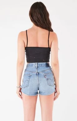 FURST OF A KIND VINTAGE RHINESTONE FRINGE TANK