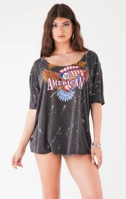 FURST OF A KIND VINTAGE CHAIN OVERLAY CUTOUT BACK TEE FESTIVAL 7 FURST OF A KIND VINTAGE CHAIN OVERLAY CUTOUT BACK TEE FESTIVAL