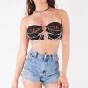 FURST OF A KIND VINTAGE CUT OUT WATERFALL CHAIN TUBE TOP FESTIVAL