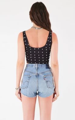 FURST OF A KIND VINTAGE ALLOVER RHINESTONE TANK VINTAGE SPORTS