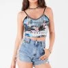 FURST OF A KIND VINTAGE RHINESTONE FRINGE TANK