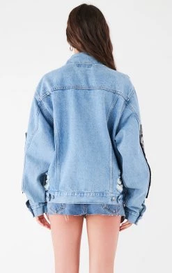 FURST OF A KIND VINTAGE PATCHWORK STUDDED DENIM JACKET FESTIVAL 8 FURST OF A KIND VINTAGE PATCHWORK STUDDED DENIM JACKET FESTIVAL