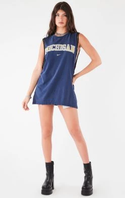 FURST OF A KIND VINTAGE CHAIN TRIM SLEEVELESS TEE