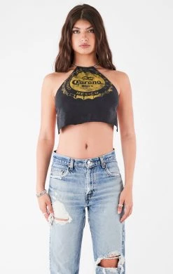 FURST OF A KIND VINTAGE HALTER NECK WATERFALL CHAIN BACK TOP 9 FURST OF A KIND VINTAGE HALTER NECK WATERFALL CHAIN BACK TOP