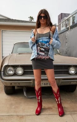 FURST OF A KIND VINTAGE RHINESTONE FRINGE DRESS