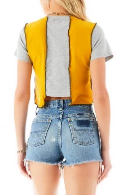 FURST OF A KIND VINTAGE SPLICED CROPPED TEE
