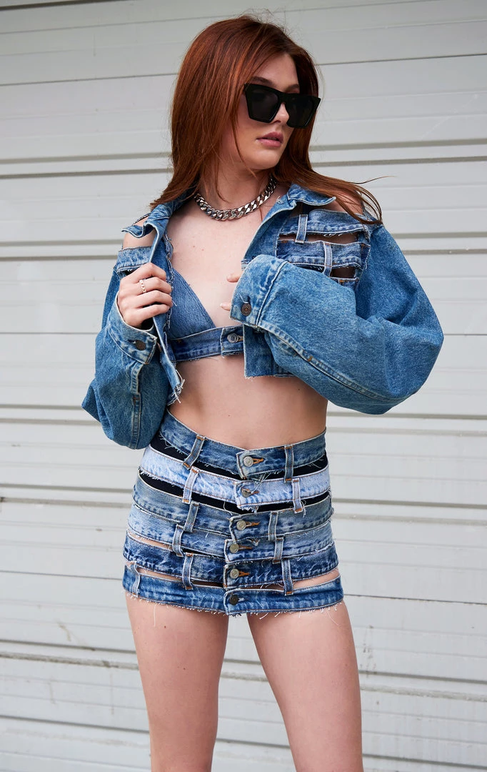 FURST OF A KIND VINTAGE MULTI WAISTBAND DENIM JACKET 3 FURST OF A KIND VINTAGE MULTI WAISTBAND DENIM JACKET