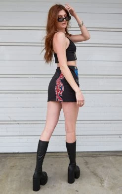 FURST OF A KIND VINTAGE DOUBLE PIN FRONT TANK AND SKIRT SET FESTIVAL