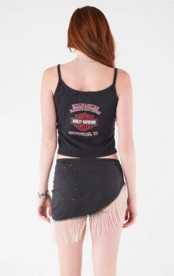 FURST OF A KIND VINTAGE RHINESTONE FRINGE SKIRT