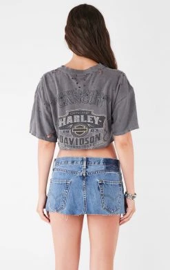 FURST OF A KIND VINTAGE MULTI STUD CROPPED TEE FESTIVAL