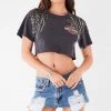 FURST OF A KIND VINTAGE PIN AND CHAIN CROPPED TEE VINTAGE CHAINS