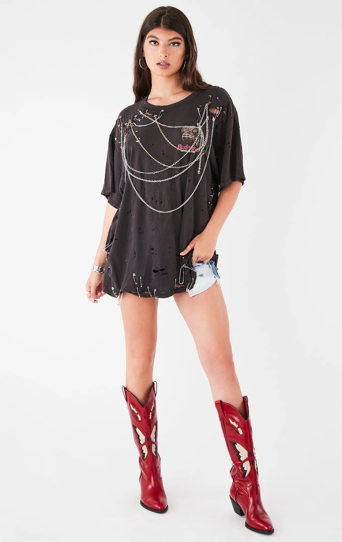 FURST OF A KIND VINTAGE MULTI DRAPED CHAIN TEE 4 FURST OF A KIND VINTAGE MULTI DRAPED CHAIN TEE