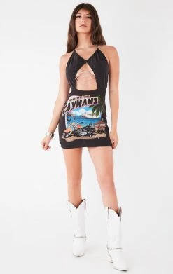 FURST OF A KIND FESTIVAL VINTAGE CUT OUT CHAIN LADDER DRESS