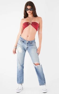 FURST OF A KIND FESTIVAL VINTAGE CHAIN NECK O-RING TUBE TOP