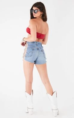 FURST OF A KIND VINTAGE CHAIN NECK O-RING TUBE TOP FESTIVAL