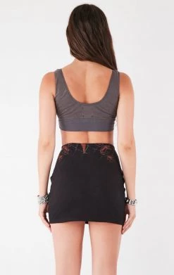 FURST OF A KIND VINTAGE WATERFALL CHAIN FRONT SKIRT