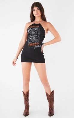 FURST OF A KIND VINTAGE WATERFALL CHAIN BACK DRESS FESTIVAL