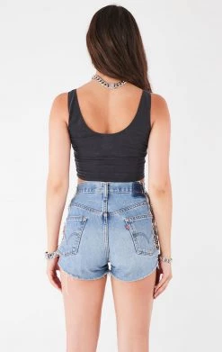 FURST OF A KIND FESTIVAL VINTAGE CURVED SAFETY PIN TANK