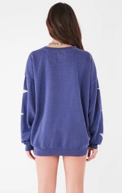 FURST OF A KIND VINTAGE SILVER STAR PATCH SWEATSHIRT