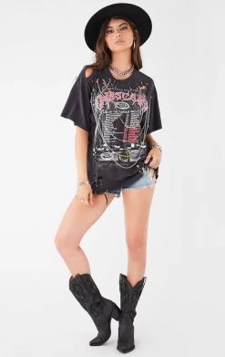 FURST OF A KIND FESTIVAL VINTAGE MULTI DRAPED CHAIN TEE