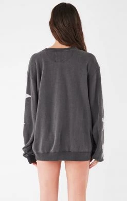 FURST OF A KIND VINTAGE SILVER STAR PATCH SWEATSHIRT VINTAGE COLLEGE