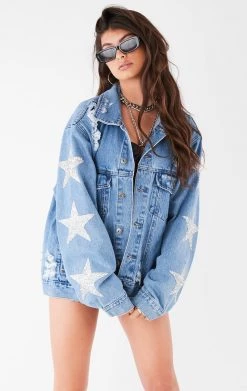 FURST OF A KIND VINTAGE STAR PATCH DENIM JACKET