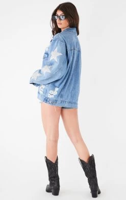 FURST OF A KIND VINTAGE STAR PATCH DENIM JACKET