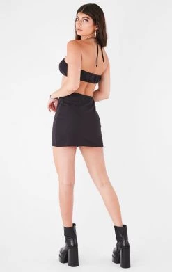 FURST OF A KIND VINTAGE CUT OUT HALTER DRESS